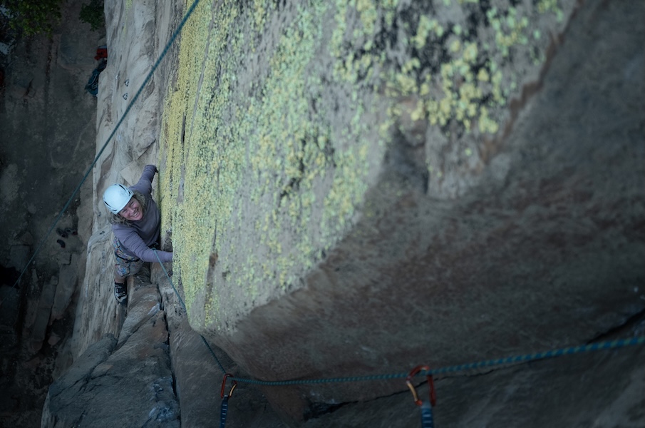 Climbers at festival