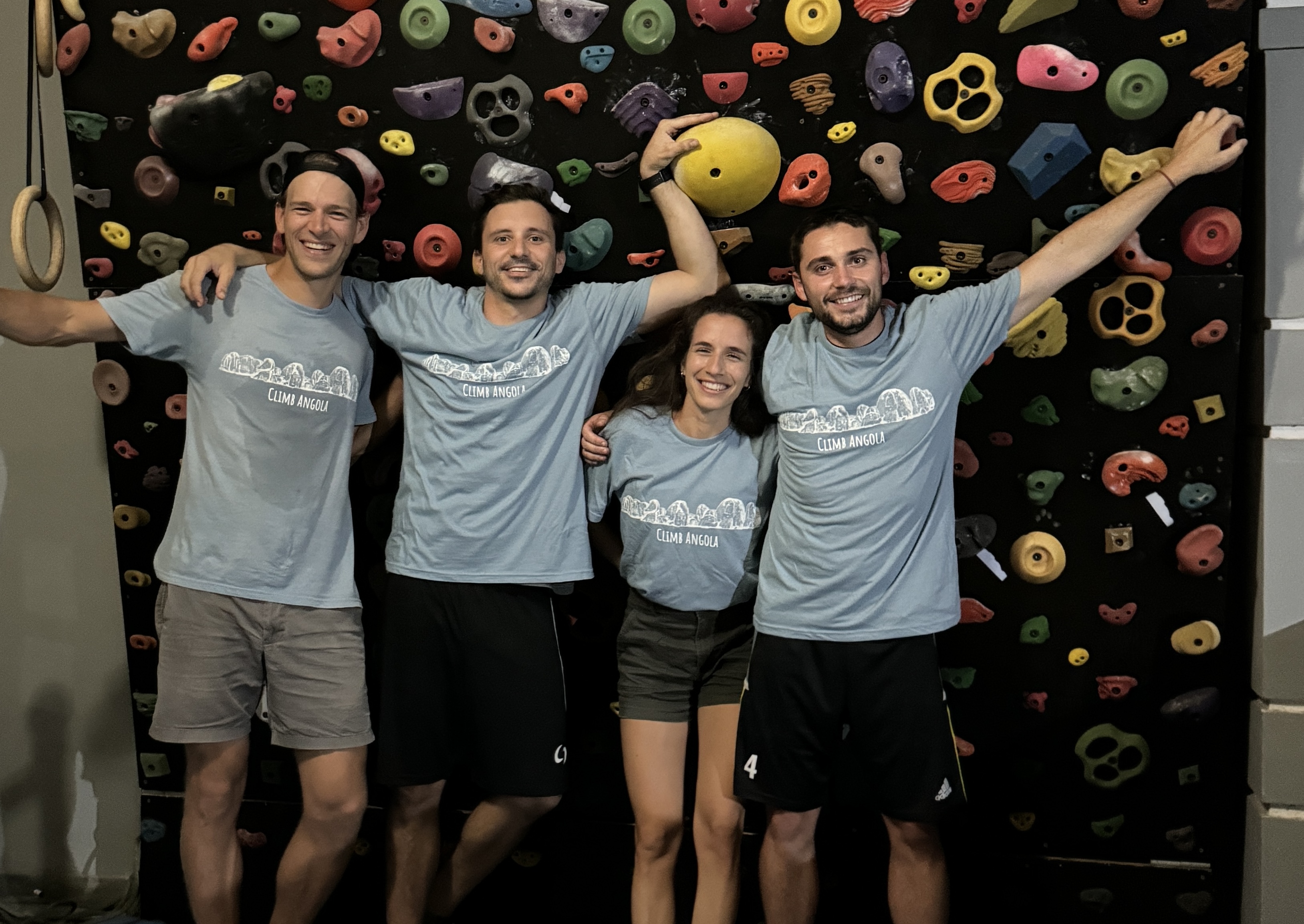 Climb Angola shirts